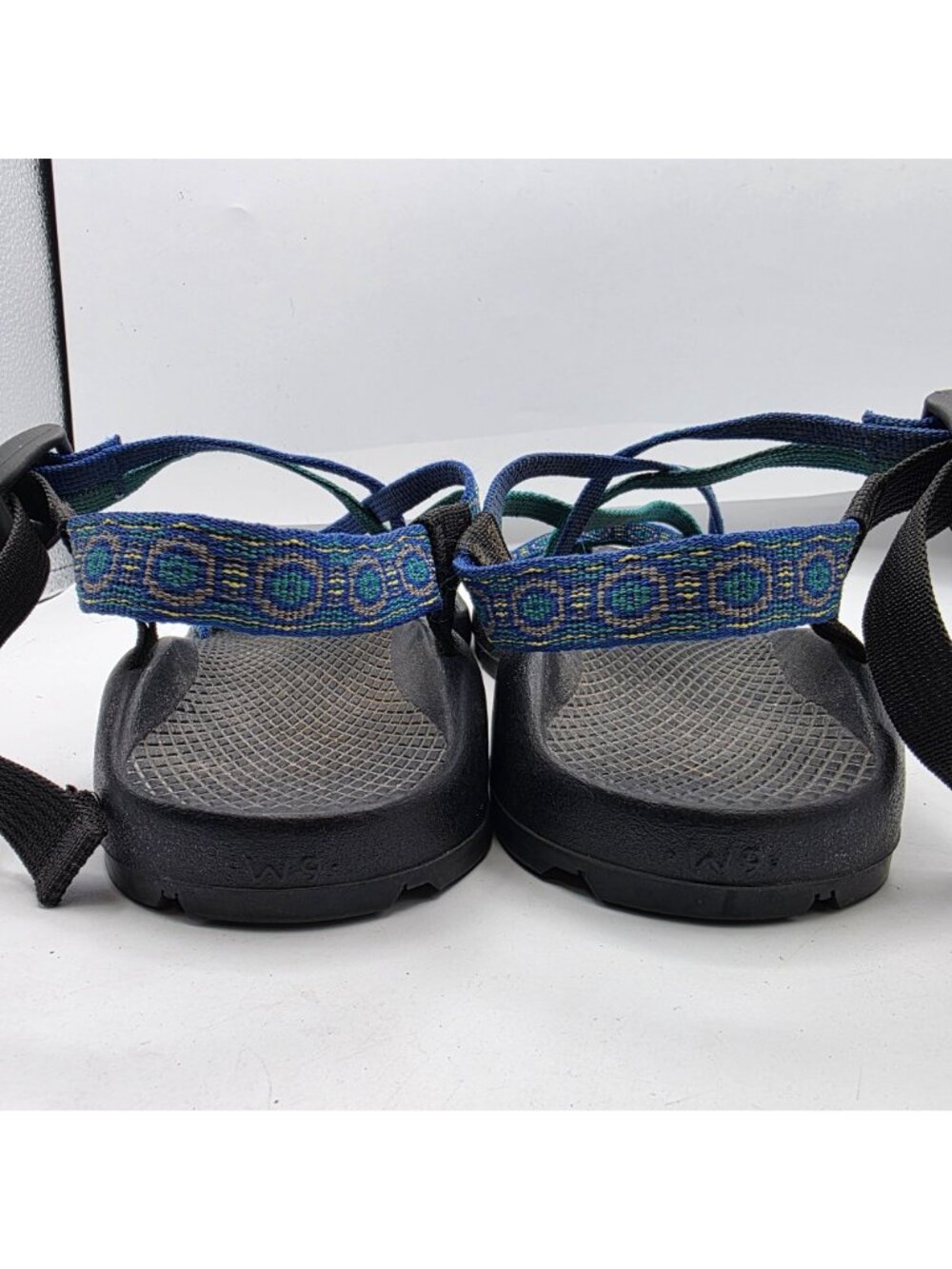 Chaco ZX2 Vibram Yampa Unaweep Womens Size 9 Black Blue Green Outdoor Sandals - Picture 5 of 13